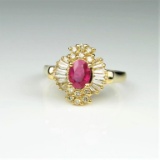 Stunning High Quality Ruby and Diamond Ring