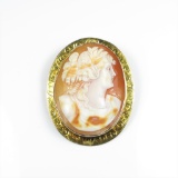 Artistic Extra Fine Italian Cameo Brooch