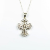 Brilliant Diamond Cross Pendant