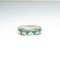 Fine Quality Natural Emerald and Diamond Band