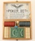 Antique Gamblers Poker Set