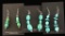Lot of 3 Turquoise Bead Earring Sets