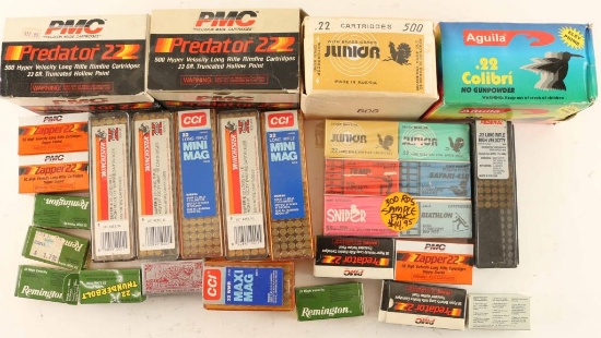 Lot of Mixed .22 Ammo