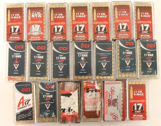 Lot of 17 HMR Ammo