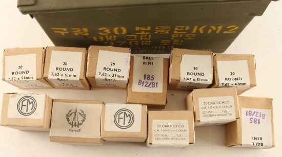Lot of 7.62x51mm Ammo