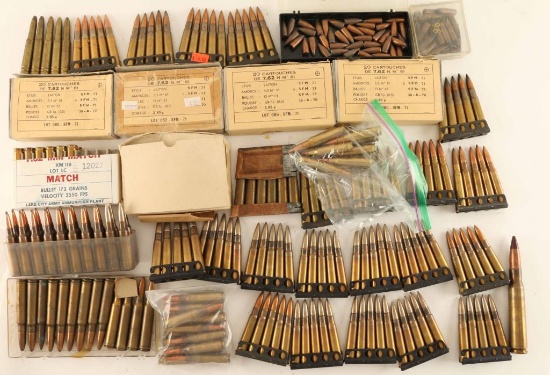 Large Lot of Vintage Military Ammunition