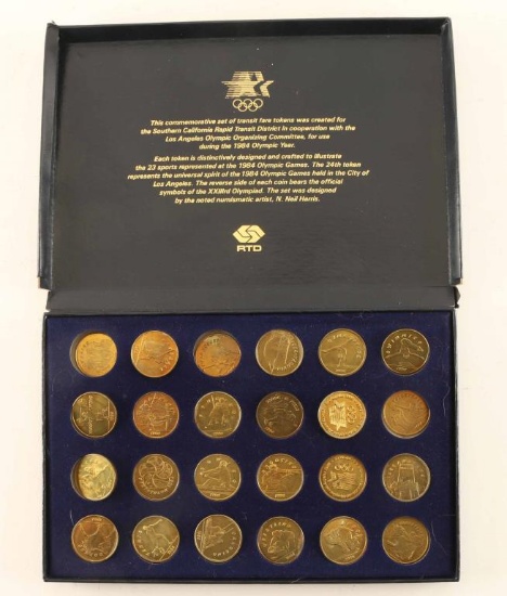 1984 Olymoic Medallion Set