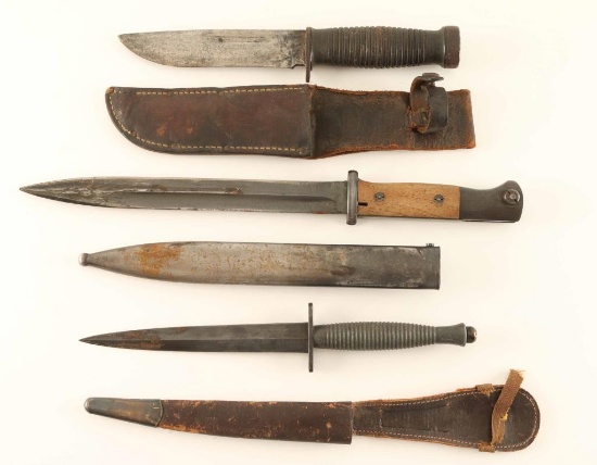 Lot of 3 Military Knives