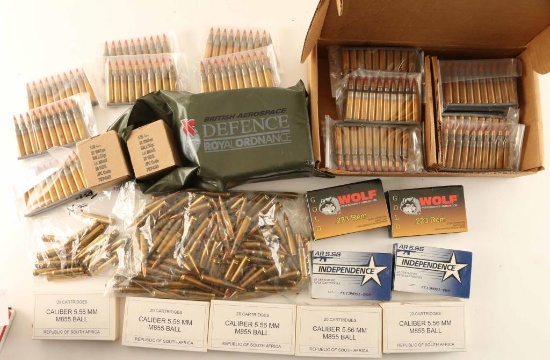 Lot of 5.56/.223mm Ammo