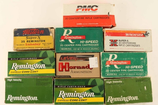 Lot of 35 Remington Ammo