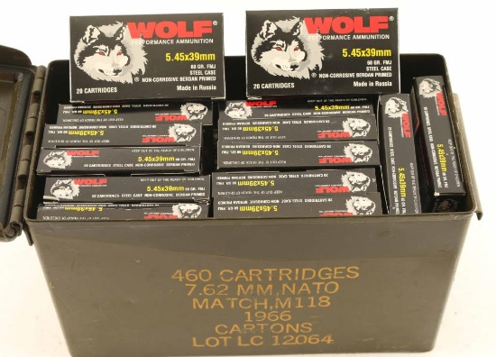 Lot of 5.45x39mm Ammo