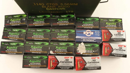 Lot of .30 Carbine Ammo