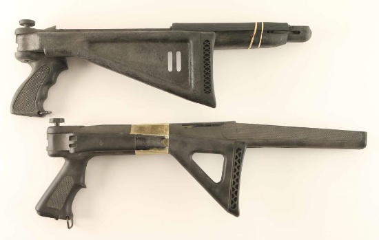 (2) Folding Plastic Stocks