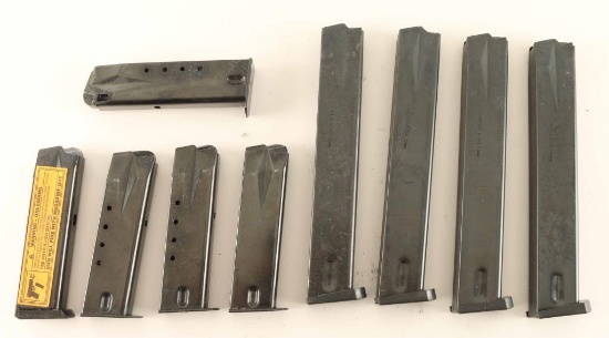 Lot of 9 Ruger Mags