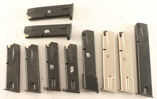 Lot of 10 Beretta Mags