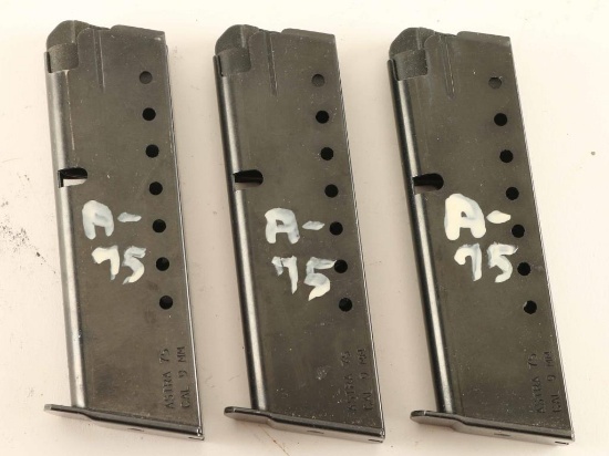 Lot of 3 Astra 75 Mags