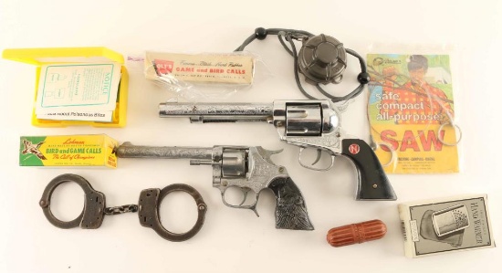 Misc Lot of Cap Guns and Outdoor Gear