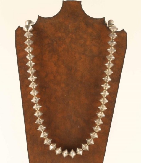 Sterling Silver Beaded Necklace