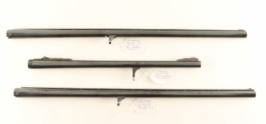Lot of Three Ithaca Shotgun Barrels