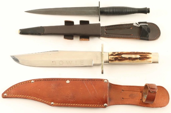 Knife Lot - Fairbairn-Sykes & German made Bowie