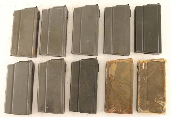Lot of 10 M1A M14 Steel Mags