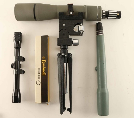 Lot of 4 Spotting & Rifle Scopes