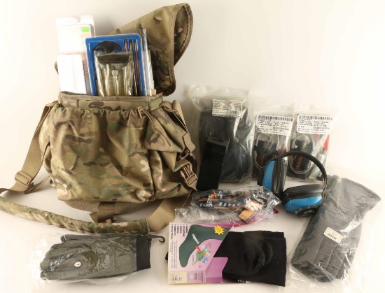 Large Lot of Range Bag Items