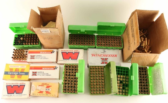 Large Lot of Misc Rifle Brass