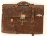 German WWII Leather Briefcase