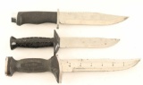 Lot of 3 Diving Knifes