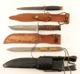 Lot of Fighting Knives