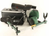 Bench Shooter accessory lot with spotting scope