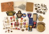 Lot of Medals, Badges, Militaria