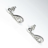 Charming Diamond Dangle Earrings