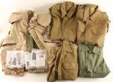 Large Lot of Military Uniforms and Body Armor