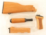 Chinese Wood Stock Set AK Rifle