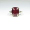 Lovely Antique Ruby and Diamond Ring