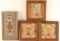 Lot of (4) Sand Paintings