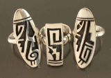 Collection of 3 Hopi Rings