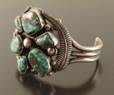 Old Pawn Morenci Turquoise Cuff