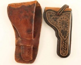 Lot of 2 Vintage Holsters