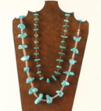 Lot of 2 Navajo Turquoise Necklaces