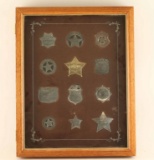 Franklin Mint Shadow Box Framed Badges