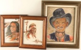 Lot of (3) Original Paintings by J Corral