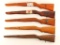 Collection of 5 SKS Wood Stocks
