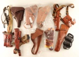 Large Lot of Military Repro Leather
