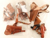 Lot of (5) Leather Shoulder Holsters