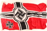 Lot of (2) Nazi Germany Flags