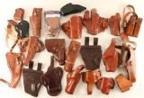 Large Lot of Leather Holsters