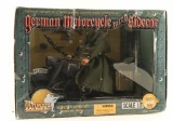German Motorcycle w/ Sidecar 1/6 scale Toy